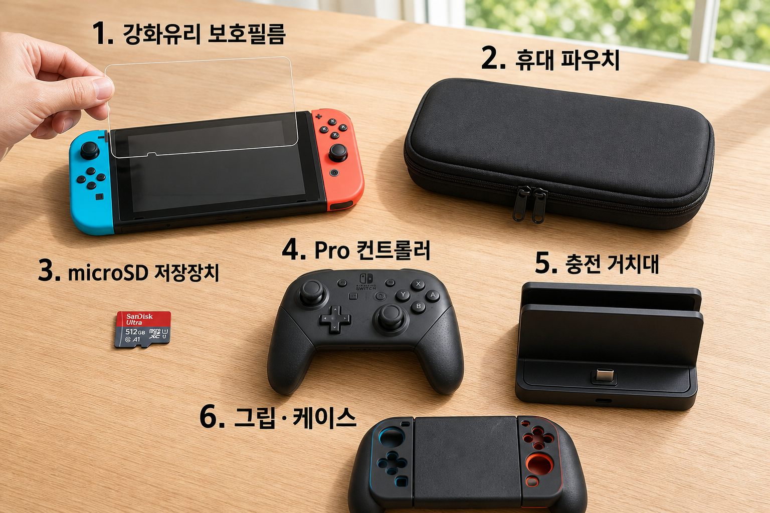 스위치 액세서리 필수 구매 우선순위 6가지